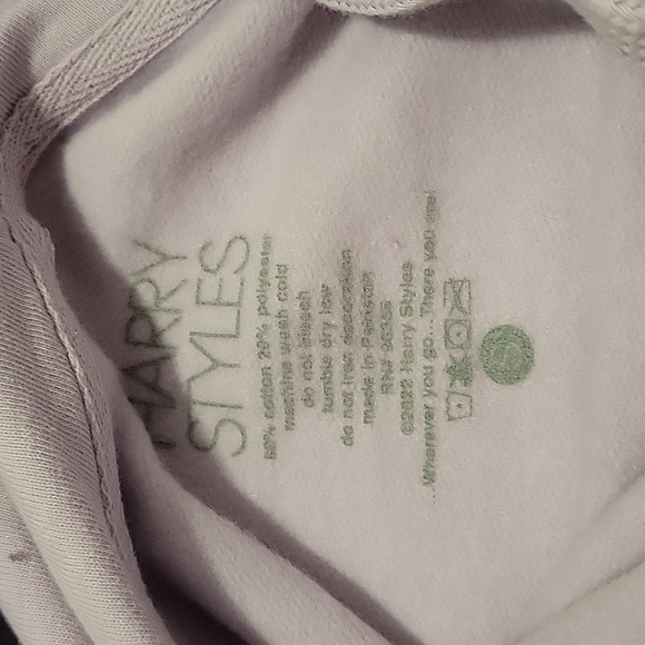 RARE offical Harry Styles Love On Tour 2023 Lilac Hooded Sweatshirt Small - Picture 3 of 7